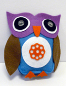 Cushion Owl Pin